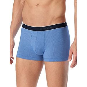 Schiesser Retro shorts voor heren, middenblauw, maat 6, Medium Blauw