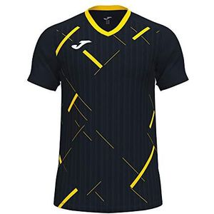 Joma Tiger III T-shirt voor heren, Zwart/Geel