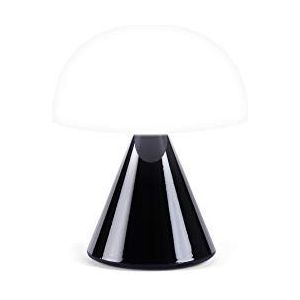 Lexon MINA Mini-led-tafellamp, draadloos, oplaadbaar, met dimmer tot 12 uur looptijd, zwart