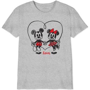 Disney Gidmickts083 T-shirt voor meisjes, 1 stuk, Grijs Chinees