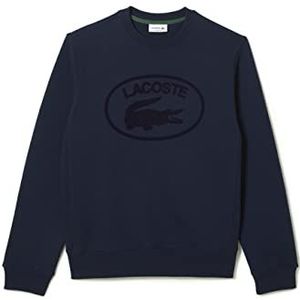 Lacoste Hoodie voor heren, marineblauw/bloem, XS, Marineblauw/bloem