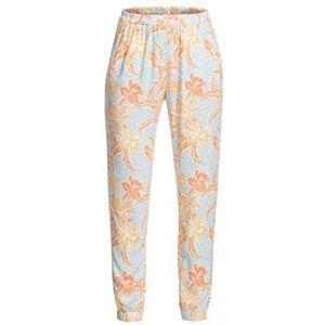 Roxy Easy Peasy – broek voor dames – vrijetijdsbroek – chino – dames, Antraciet S Island Vibes