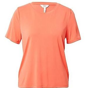 Object Vrouwelijk T-shirt met ronde hals, Sexy koraal