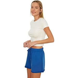 Trendyol bermuda shorts casual dames, Blauw