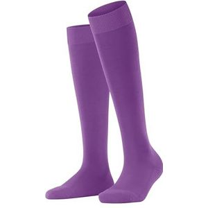 FALKE Climawool W Kh Lyocell Lange Sokken van scheerwol, effen, lange sokken voor dames (1 stuk), Paars (Pink Iris 8943)