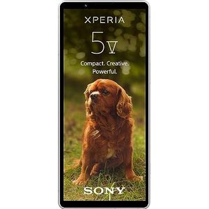 Sony Xperia 5 V (6,1 "", 21:9, HDR OLED 120 Hz, plus de 24 heures d'autonomie, capteur Next Gen & ZEISS, jack 3,5 mm, IP65/68), argent platine