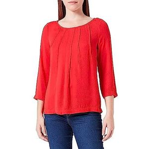 s.Oliver BLACK LABEL Dames blouse korte mouw rood 42 EU, rood, 44, Rood