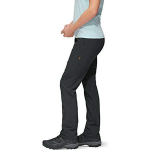 Mammut Runbold Broek, hoofdmateriaal 85% polyamide, 15% elastaan voor dames, zwart.