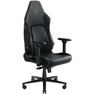 Razer Iskur V2 Gamingstoel met adaptieve lendensteun (kunstleer in EPU-kwaliteit, schuimkussens met hoge dichtheid, 4D-armleuningen, volledig verstelbare lendencurve), groen