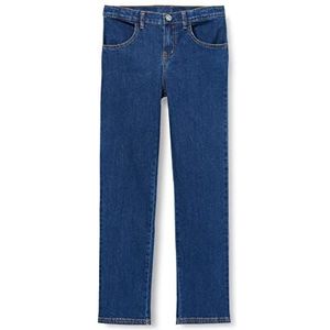 Slim denim broek voor kinderen, meisjes, blauwe denim, 12 jaar, Blauwe Denim