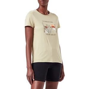 TOM TAILOR t-shirt dames, 29867 - gestreept oranje