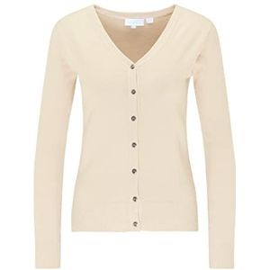 aleva Cardigan pour femme, beige, XL-XXL