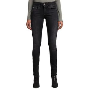 G-STAR RAW Lynn Mid Waist Skinny Jeans, grijs (grijs Dusty Grey B472-A799), 22 W/32 L, grijs (Dusty Grey B472-a799)