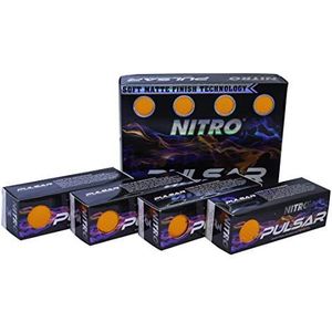 Nitro Pulsar Unisex golfballen, oranje, één maat