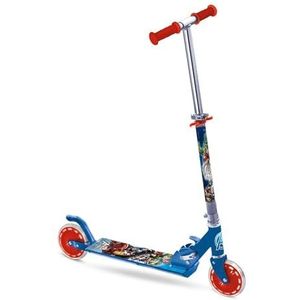 Mondo Toys 18009 Scooter Avengers Scooter met 2 wielen, opvouwbaar, van aluminium, met extra handgreep en verstelbaar stuur voor kinderen/meisjes