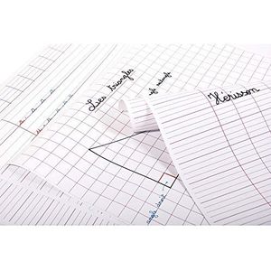 Clairefontaine 383501C – een pakket met 25 vellen papier, gelinieerd, 60 x 80 cm, 90 g, schrijven DL3 mm
