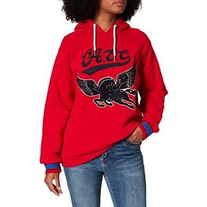 Superdry Collegiate Hoodie voor dames, Hike Red