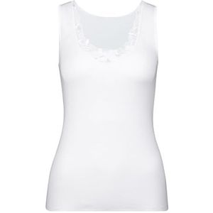 CALIDA T-shirt en coton Desire pour femme, Blanc., 50-52
