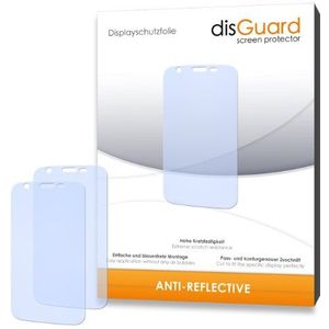 disGuard 2 x antireflecterende displaybeschermfolie voor Motorola Moto G Dual SIM