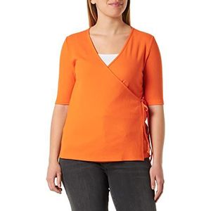 MAMALICIOUS T-shirt pour femme, Orange mandarine, L