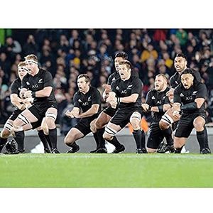Hoogwaardige kunstdruk op canvas, wereldkampioenschappen, Nieuw-Zeeland Rugby-leggen, wanddecoratie