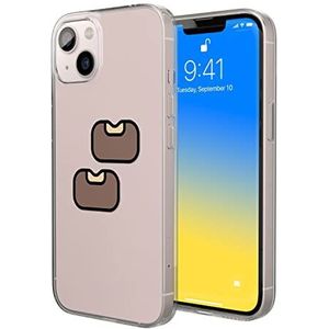 Bonateks, Étui de protection imprimé numériquement compatible avec iPhone 14, coque de protection anti-chocs, silicone, flexible, transparent