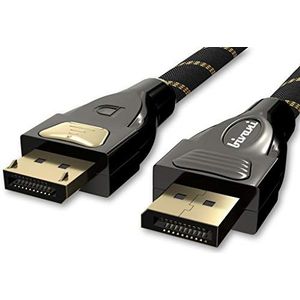 bivani DP 1.4 8K Premium DisplayPort-kabel 1m - 32,4Gbps - 8K @ 60Hz / 4K @ 120Hz - 7680x4320 60Hz / 3840x2160 120Hz / 1920x 1200 240 Hz - HBR3, DSC 1.2, HD.2, HD.2, R10, HD. CP 2.2, Elite Series - 1M