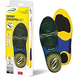 Noene AC + Ergopro Schokbestendige inlegzolen voor sportschoenen, perfect voor sport en dagelijks gebruik, ideaal voor mannen en vrouwen, maat 37