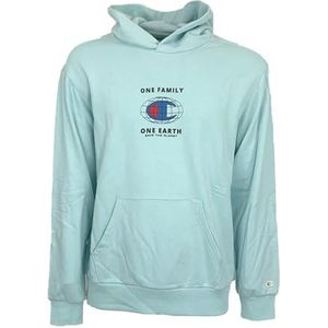 Champion Sweat à capuche pour homme, Bleu pastel, L