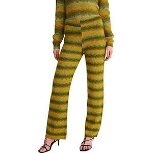 NA-KD Knitted Pants Vrijetijdsbroek voor dames, Groen