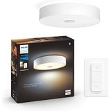 Philips Hue Fair Plafondlamp - White Ambiance - Wit - Bluetooth - Incl. 1 Dimmer Switch