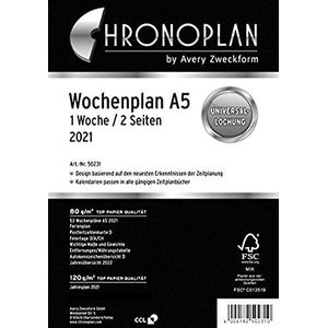 Chronoplan Navulverpakking weekplanner 2011 A5 Duitse versie