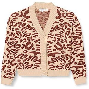 Sidona Cardigan pour femme, Beige/marron, XS-S