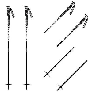 K2 Skis Swift Stick skistok, uniseks, volwassenen, zwart, 105-135 cm