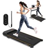 SereneLife Loopband, elektrische loopband/sportband met lage snelheid voor kantoor, snelheid van 1 tot 8 km/u, draagbare mini-wandelpad voor thuis, kleine ruimtes en kantoor
