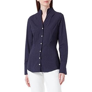 Seidensticker damesblouse, Dunkelblau