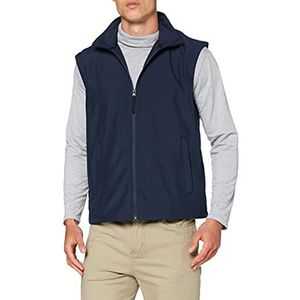 Regatta Heren Classic softshell mouwloos vest, marineblauw, L