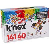 K'Nex 15210 Beginner 40 Model Building Set, educatief speelgoed voor jongens en meisjes, 141-delige starterset, engineering voor kinderen, kleurrijk bouwspeelgoed voor kinderen, leeftijd 5 +