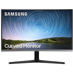 Samsung C27R502FHR, gebogen PC-scherm, Slab VA 27 inch (16:9), FHD-resolutie (1920 x 1080), 60 Hz, 4 ms, AMD FreeSync, zwart