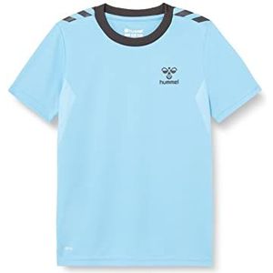 hummel Hmlstaltic Poly Jersey S/S Kids T-Shirt Mixte Enfant, Baltic Sea, 176 cm