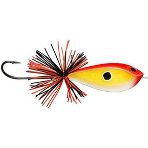 Rapala - Visaas BX Skitter Frog – Balsa/plastic – drijvend zoetwateraas – diepte van het zwemmen – afmetingen 5,5 cm/13 g – gemaakt in Estland – goudfluorescerend rood