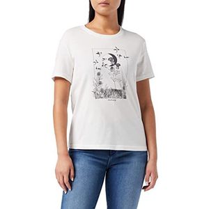MUSTANG Alina C Print Dames T-Shirt Whisper Withe 2013 XXL oversized, whisper withe 2013