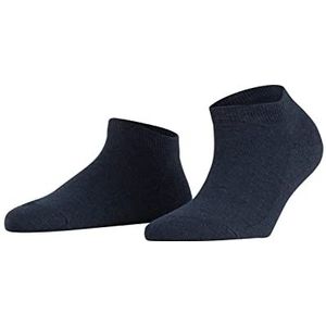 FALKE Damessokken, ademend, duurzaam, katoen, versterkte lage sokken, extra zacht op de huid, effen, platte teennaad, ideaal met casual outfits, 1 paar, Blauw (Navy Blue 6499) nieuw - ecologisch