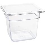 Vogue U241 1/6 voedselcontainer, transparant, 150 mm, 2,3 l
