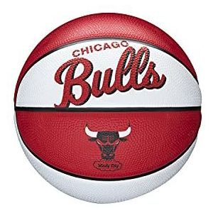 Wilson Mini-basketbal TEAM RETRO, CHICAGO BULLS, outdoor, rubber, maat: MINI
