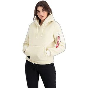 ALPHA INDUSTRIES Robe Teddy Hoody Wmn pour femme, Blanc 16-off, XL