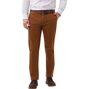 Eurex by Brax Jim Tapered Fit Herenjeans, Aarde.