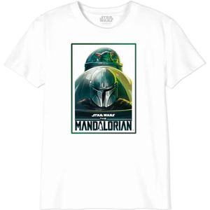 Star Wars Boswmants062 T-shirt voor jongens (1 stuk), Wit.