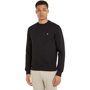 Calvin Klein Jeans Heren sweatshirt met ronde hals zonder capuchon, Ck Black, XL-grote maat, Ck Black