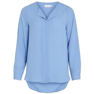 Vila Oversized damesblouse, Hemelsblauw